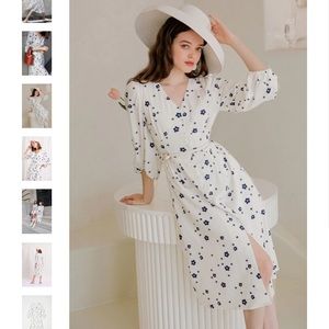 Petite Studio Emilee Dress Ivory Print (New)